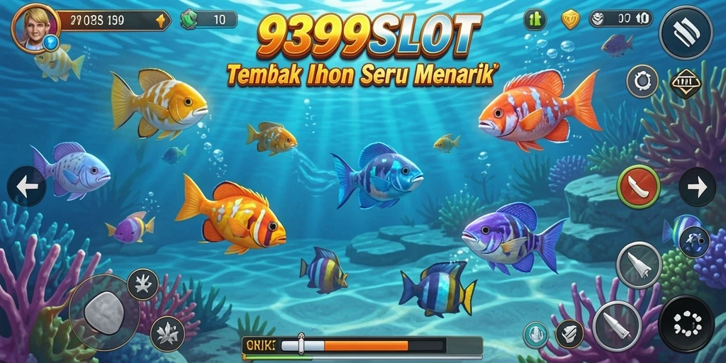 Gameplay seru Tembak Ikan dengan grafis menawan di 9399SLOT.
