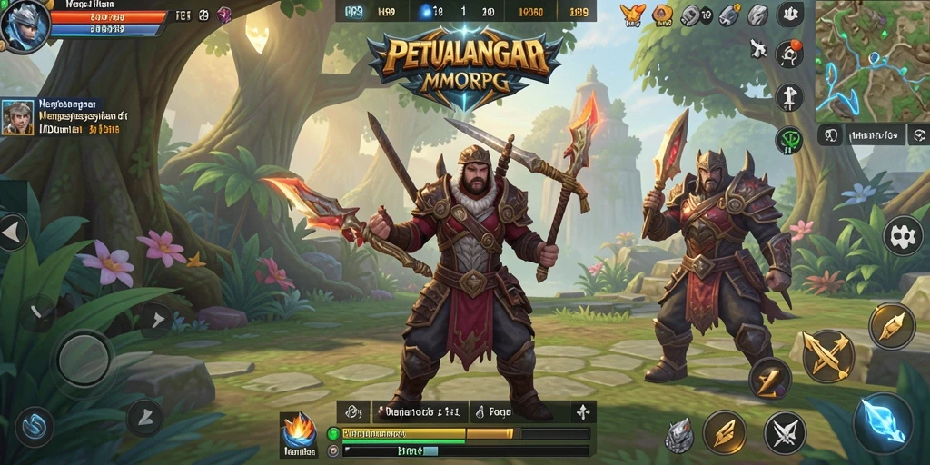 Tampilan gameplay H89 yang seru dan penuh aksi dalam dunia MMORPG.