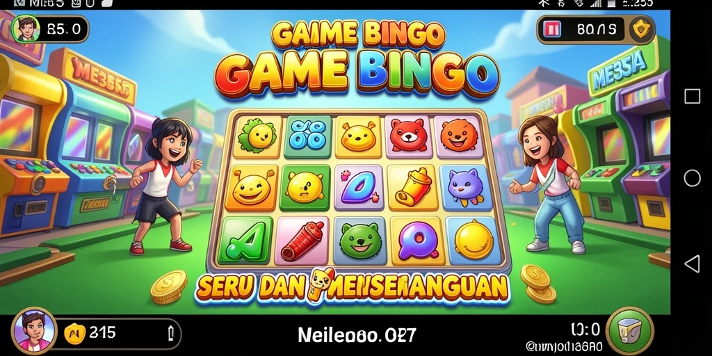 Screenshot gameplay ME355 dengan suasana Bingo yang seru.