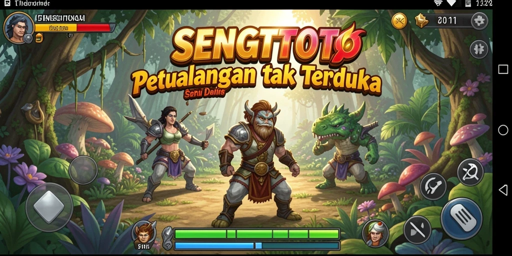 Tampilan gameplay SENGTOTO yang penuh aksi dan eksplorasi.
