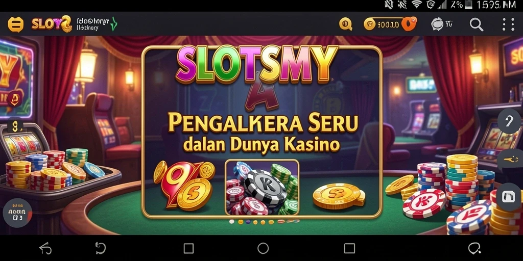 Tampilan menarik dari gameplay SLOTSMY yang penuh warna dan grafik yang memikat.